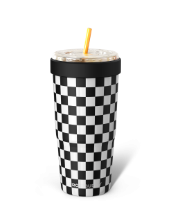 To-Go Buddy | Black & White Checkered