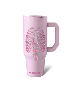 Thicc Buddy 40oz | Pink Skeleton