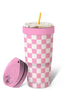 To-Go Buddy | Pink Checkered
